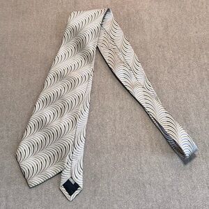 Altea Milano Italian Silk Scallop Pattern Tie